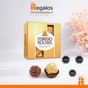 Caja Bombones Ferrero rocher 4 unidades