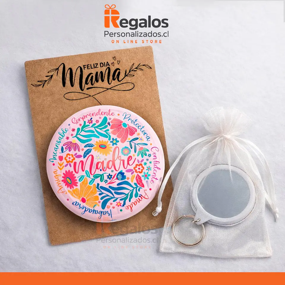 Llavero espejo diseño dia de la madre 1