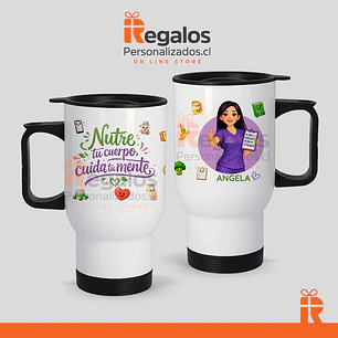 Mug térmico diseño Nutricionista avatar 2