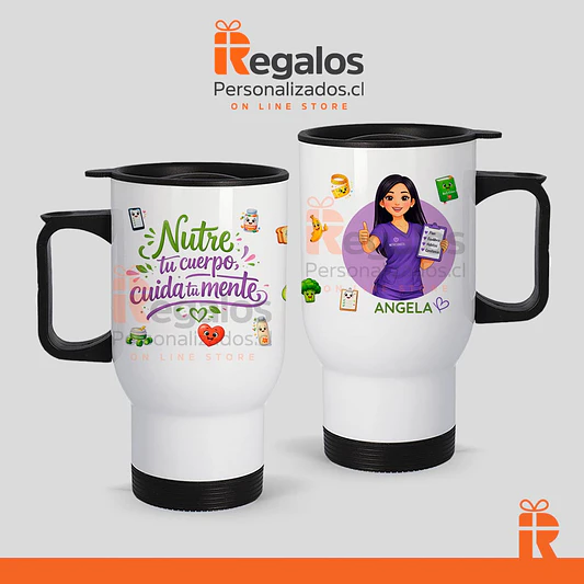 Mug térmico diseño Nutricionista avatar 2 1