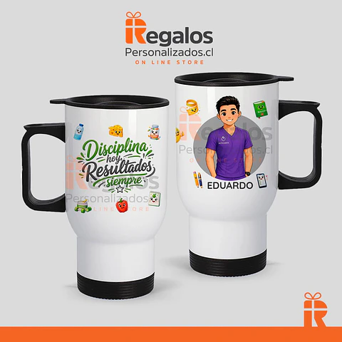 Mug térmico diseño Nutricionista varón