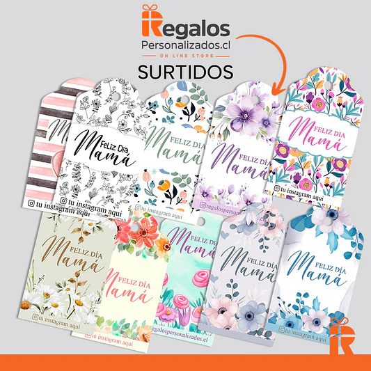 Pack 100 Tag Día de la Madre 12