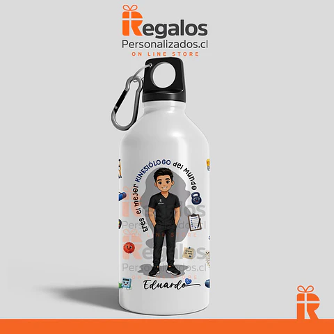Botella diseño Kinesiologo avatar 2