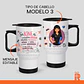 Mug térmico diseño kinesióloga avatar 2 - Miniatura 4