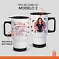Mug térmico diseño kinesióloga avatar 2 - Miniatura 3