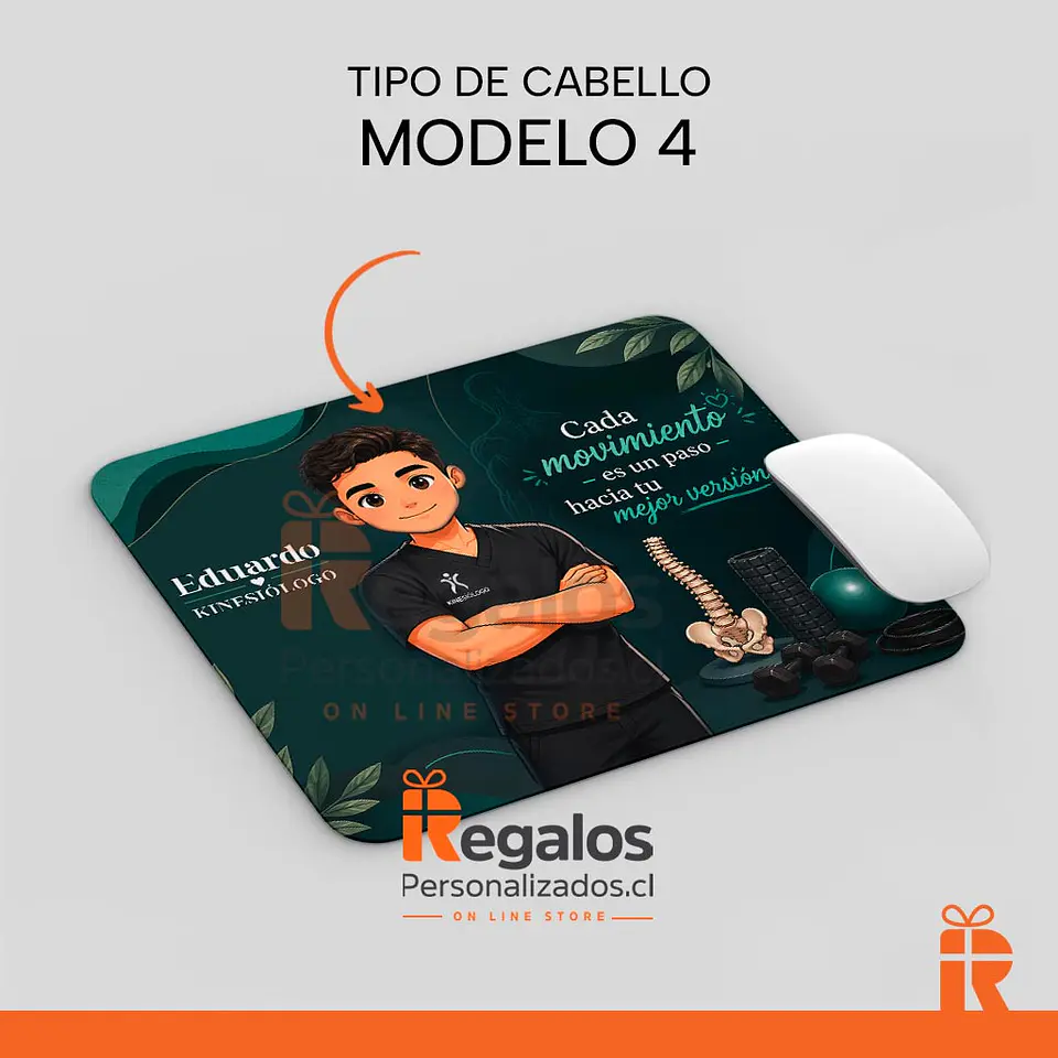 Mouse pad diseño Kinesiólogo avatar 2 5