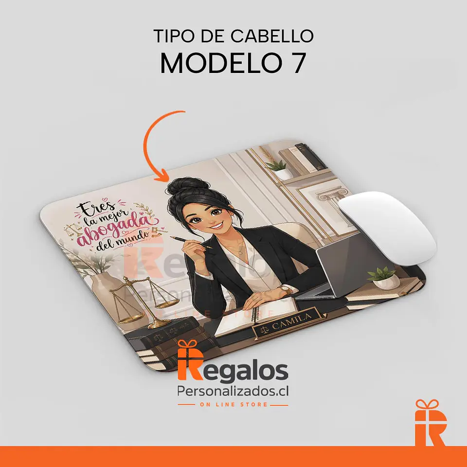 Mouse pad diseño Abogada avatar 2 8
