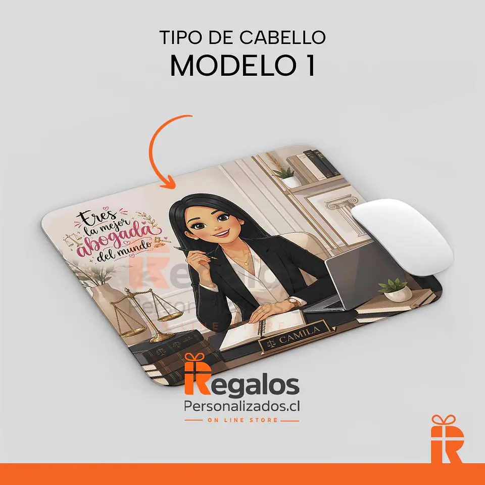 Mouse pad diseño Abogada avatar 2 2