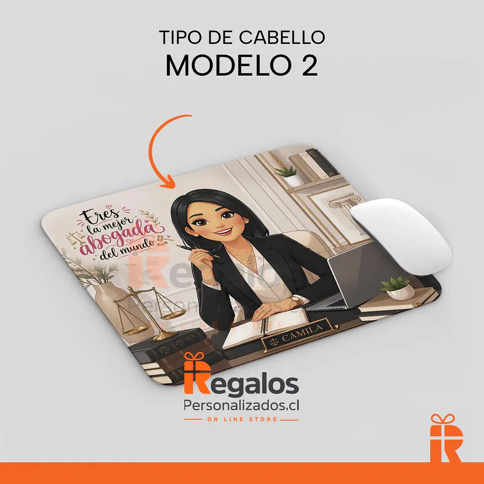 Mouse pad diseño Abogada avatar 2 3