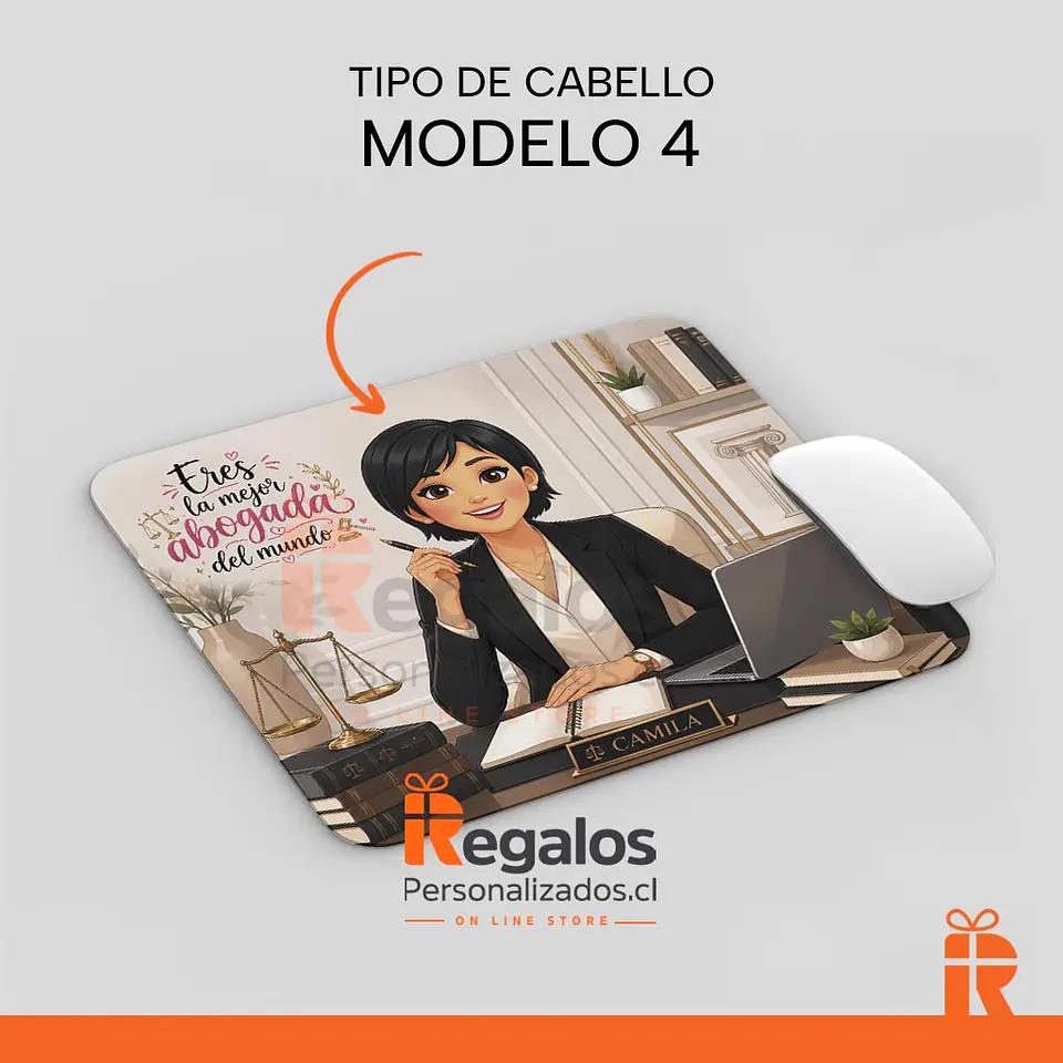 Mouse pad diseño Abogada avatar 2 5