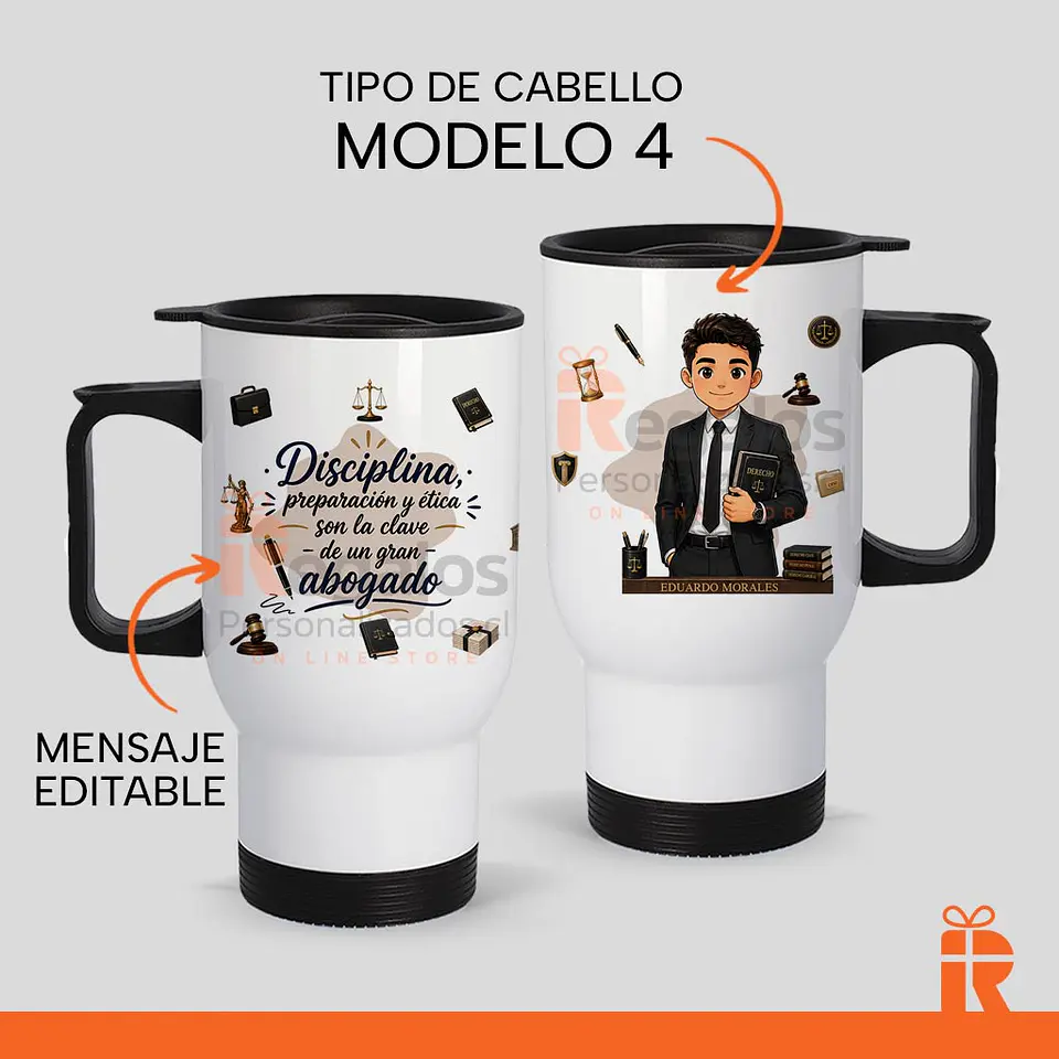 Mug térmico diseño Abogado 2 5