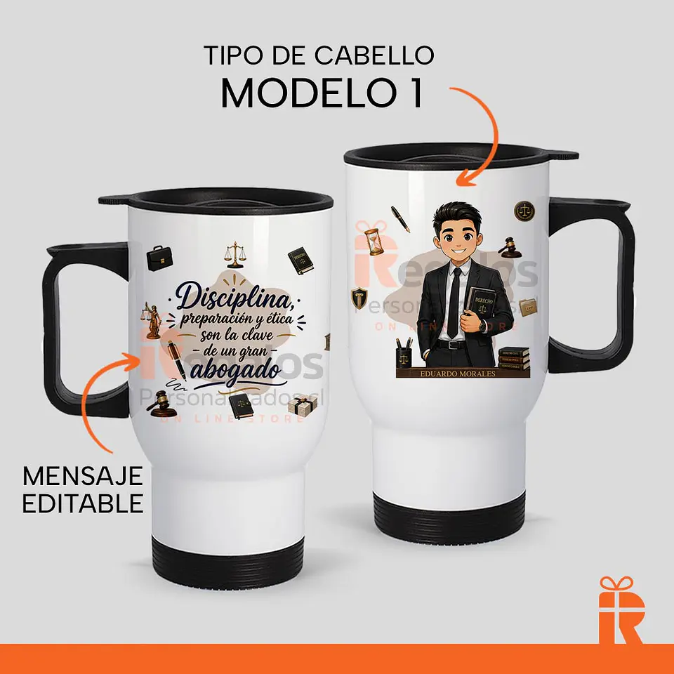 Mug térmico diseño Abogado 2 2