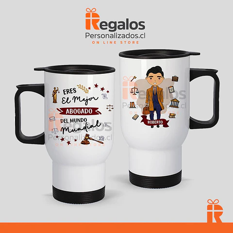 Mug térmico diseño Abogado formal