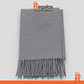 Bufanda gris mensaje personalizado - Miniatura 2