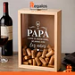 Alcancía guarda corchos 20x30 especial Papá - Miniatura 1