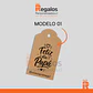 Tags Kraft  Día del Papá | Personalizados con Instagram o Nombre de Empresa, compra mínima 50 unidades - Miniatura 4