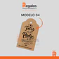 Tags Kraft  Día del Papá | Personalizados con Instagram o Nombre de Empresa, compra mínima 50 unidades - Miniatura 7