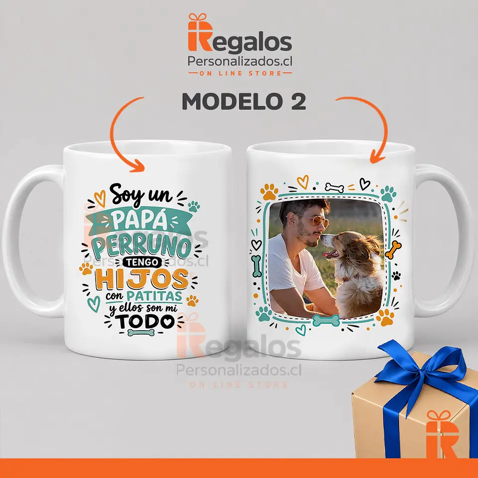 Tazón clásico diseño Papá 3