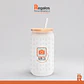 Vaso lata empavonado, tapa bambú - Miniatura 1