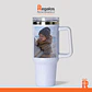 Tumbler térmico 1.2lt blanco personalizado - Miniatura 2