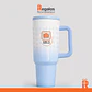 Tumbler térmico 1.2lt bicolor celeste, tapa antivuelco  - Miniatura 1