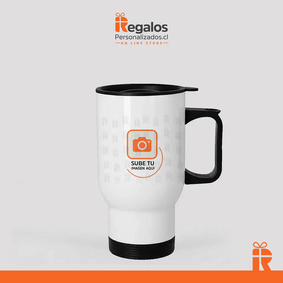 Tazón Mug térmico blanco, 500cc 1