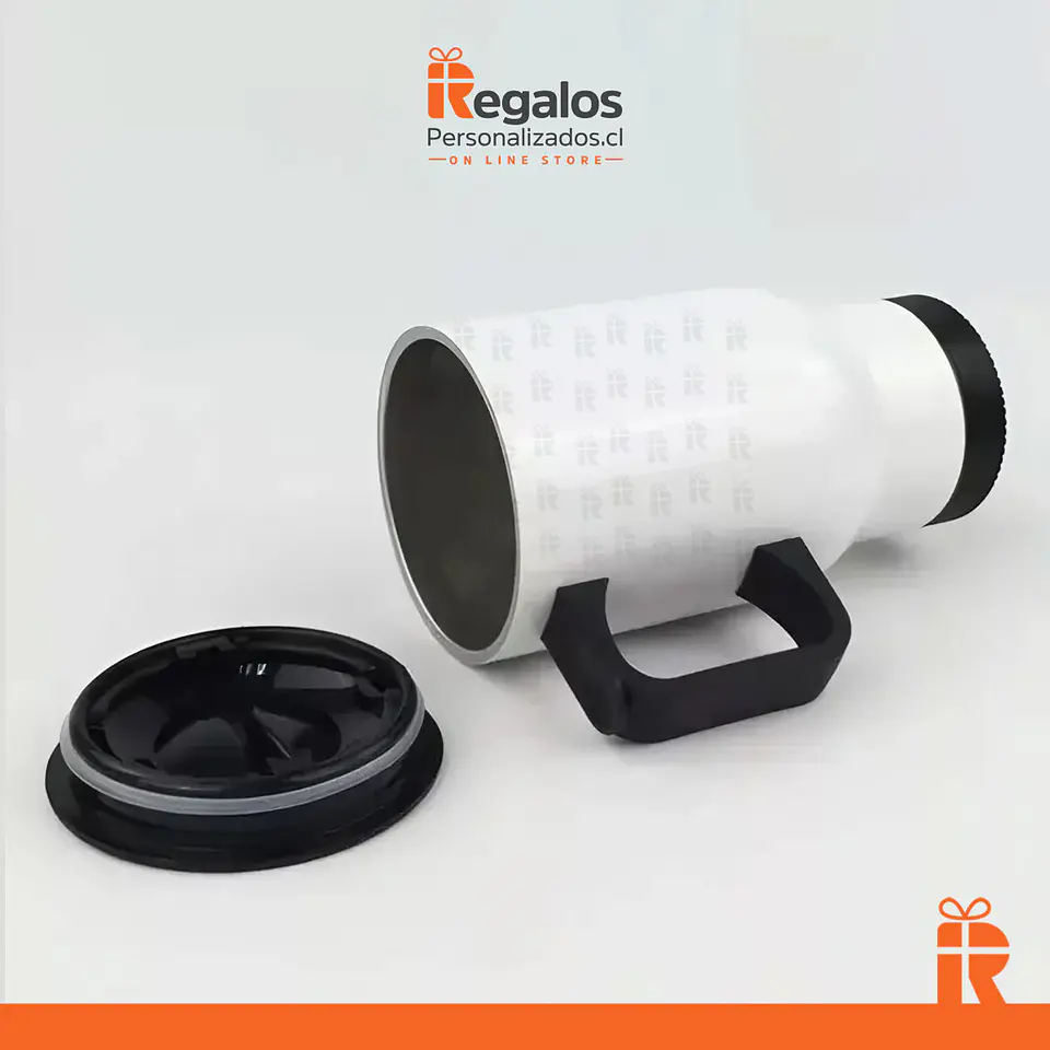 Tazón Mug térmico blanco, 500cc 2