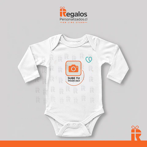 Body 6-8m manga larga personalizado