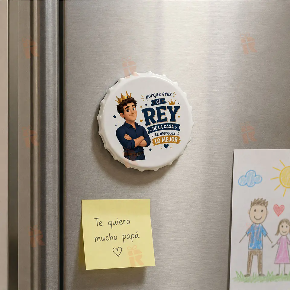 Destapador Magnético Personalizado para Papá 4
