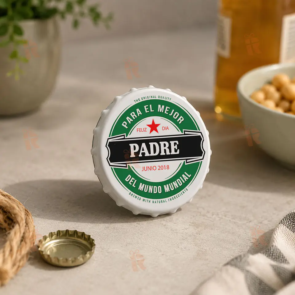 Destapador Magnético Personalizado para Papá 7