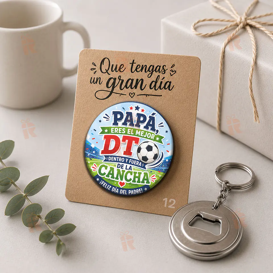 Llavero destapador personalizado para Papá 15