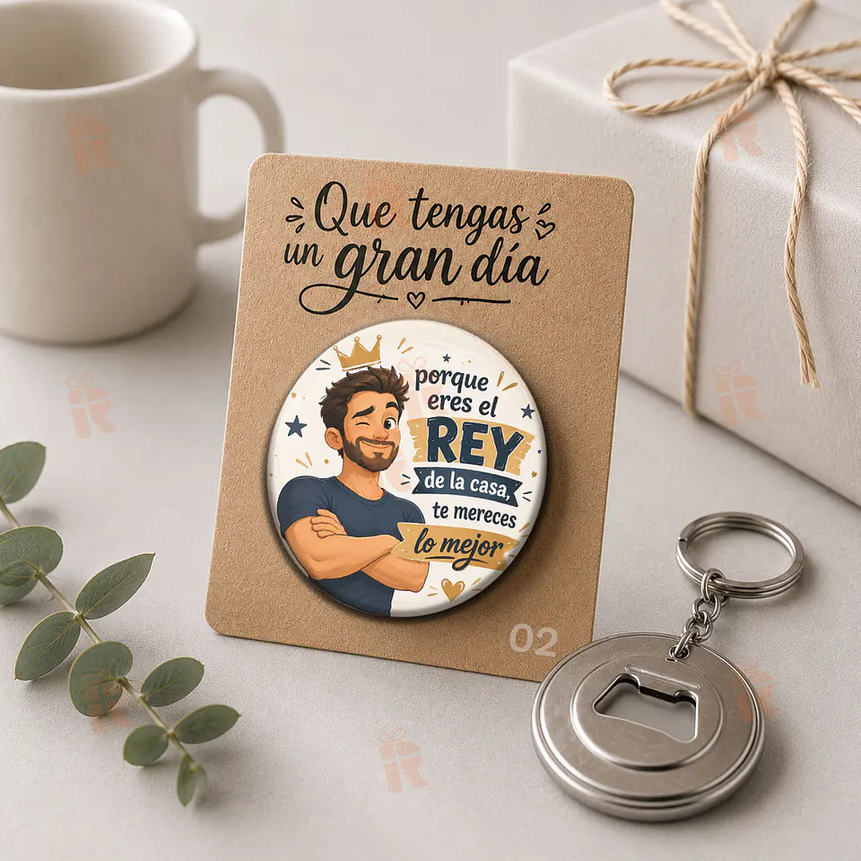Llavero destapador personalizado para Papá 5