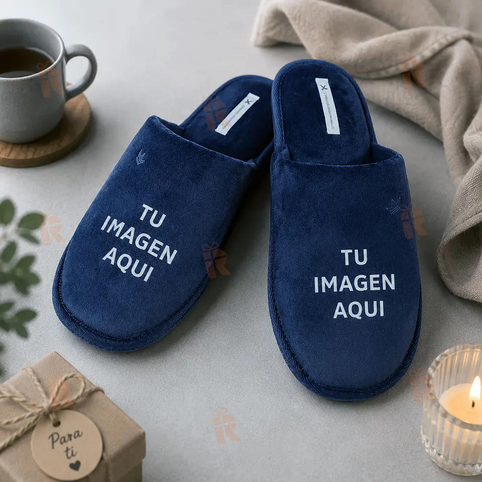 Pantuflas Palmers Personalizadas con Foto, Logo o Frase 1