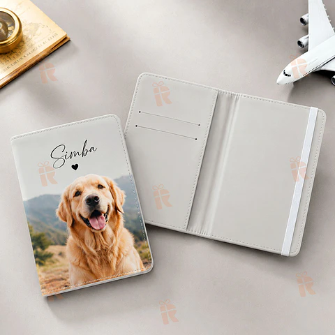 Porta Pasaporte Personalizado con Foto o diseño