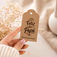Tags Kraft  Día del Papá | Personalizados con Instagram o Nombre de Empresa, compra mínima 50 unidades - Miniatura 1