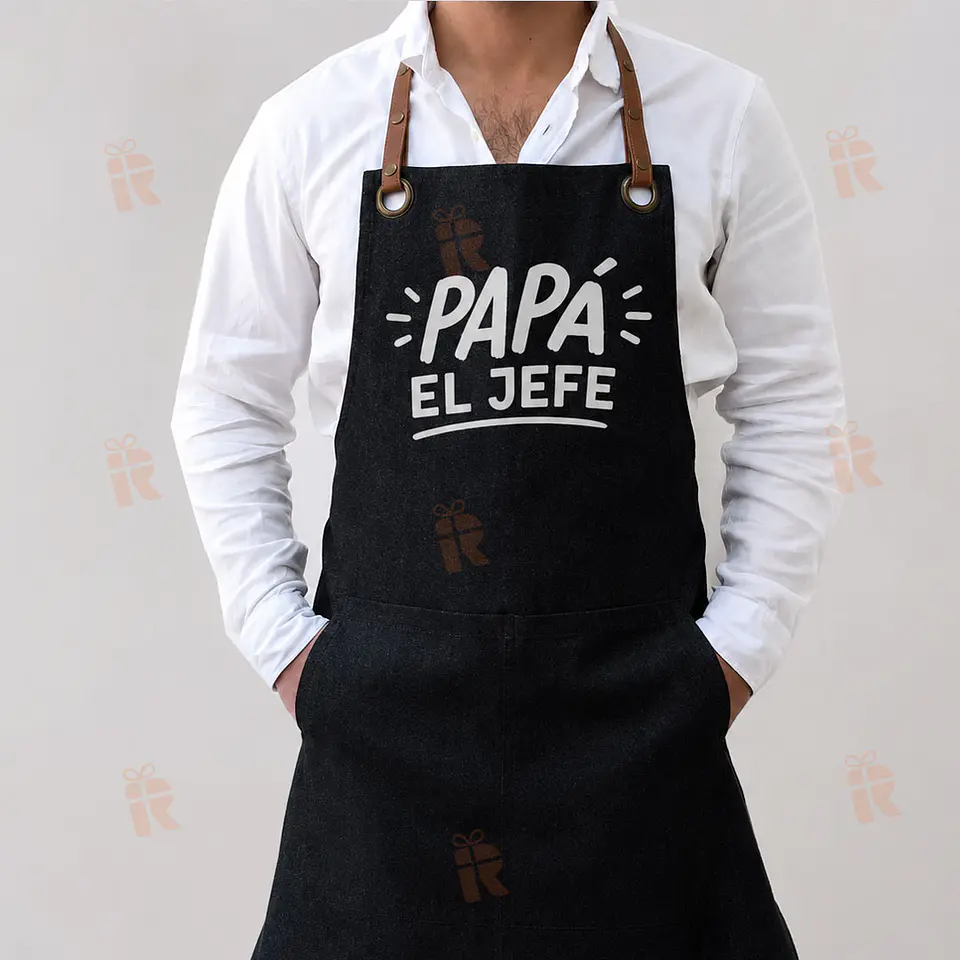 Pechera Jeans Denim Negra Personalizada  2