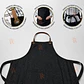Pechera Jeans Denim Negra Personalizada  - Miniatura 3