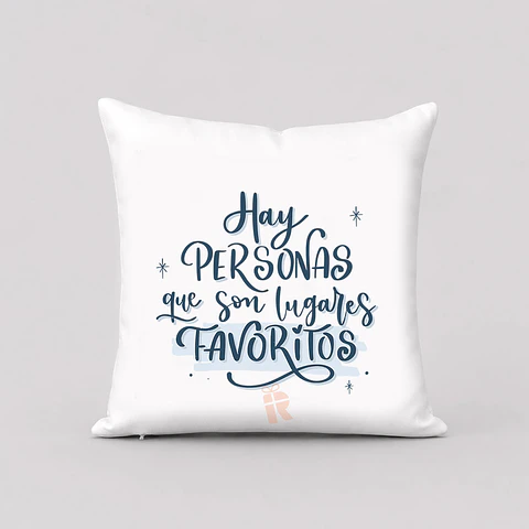 Cojín Personalizado por un lado | CON FRASE O TEXTO