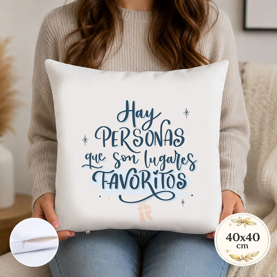 Cojín Personalizado por un lado | CON FRASE O TEXTO 4
