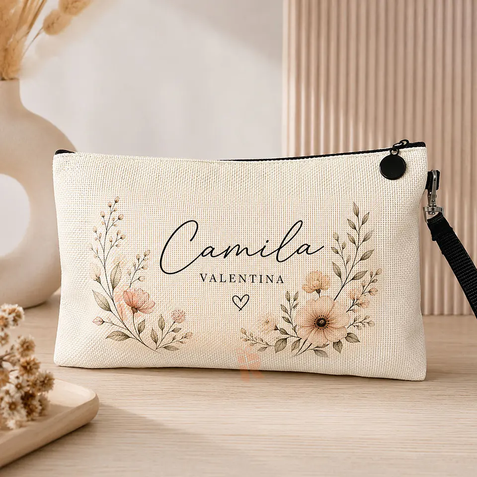 Estuche o neceser Personalizado | con Foto, Frase o Logo 3