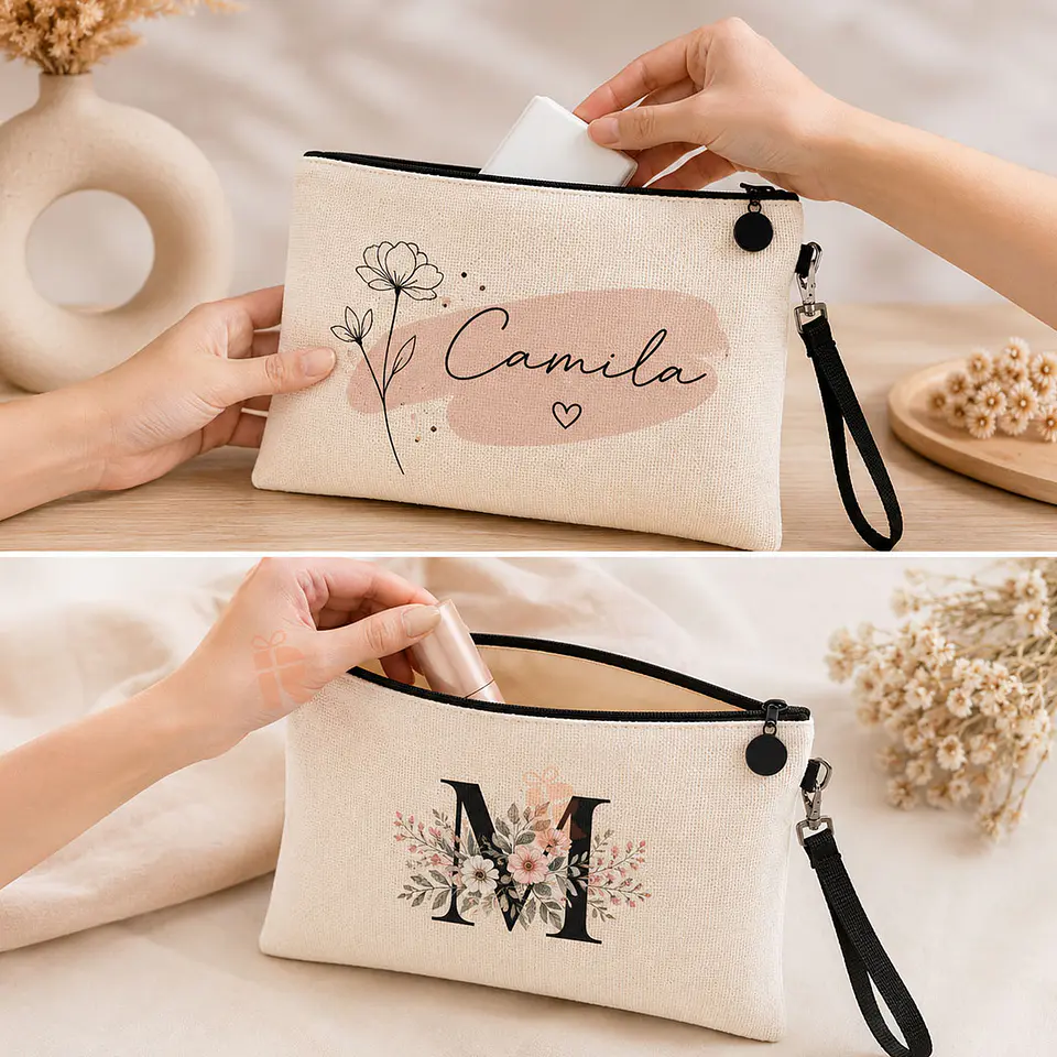 Estuche o neceser Personalizado | con Foto, Frase o Logo 5