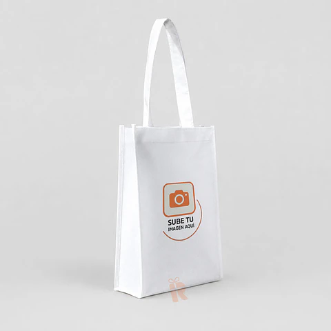 Bolsa con fuelle tnt 20x30x7  personalizada