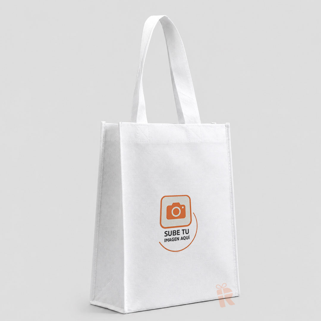 Bolsa poliester reciclado 30x40x12 | Personalizada con imagen, logo o texto