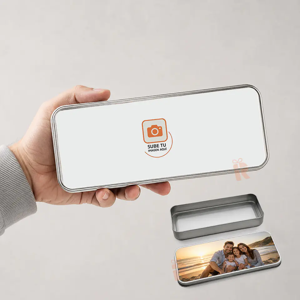 Estuche Metálico Personalizado con Foto o diseño 1