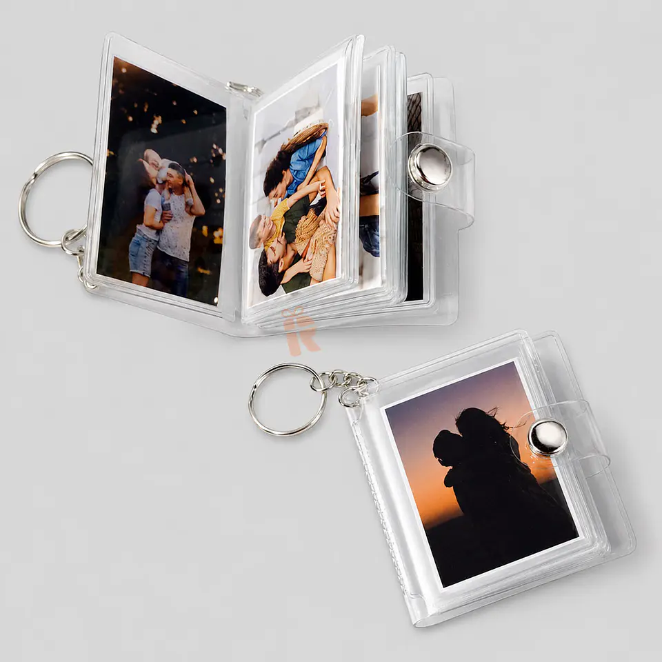 Mini Álbum Llavero Personalizado con 16 Fotos | Porta Fotos de Bolsillo 2