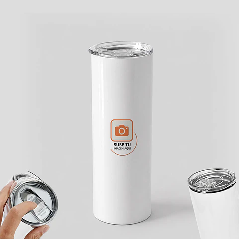 Vaso Térmico Skinny Tumbler Personalizado 500 ml  | Personalizado con imagen y/o frase