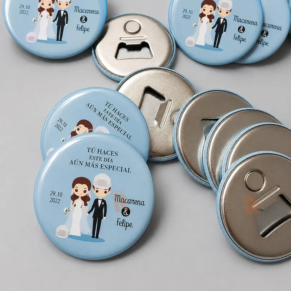 Chapita Destapador Magnética | Personalizada con Foto, Logo o Diseño  2