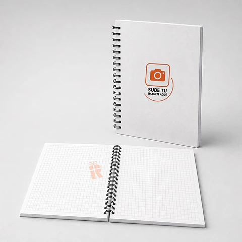 Cuaderno universitario personalizado | Tapas blandas y hojas cuadros 50g