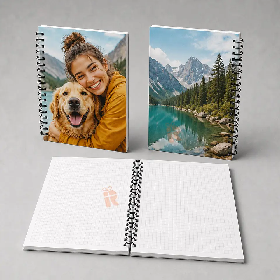 Cuaderno universitario personalizado | Tapas blandas y hojas cuadros 50g 2