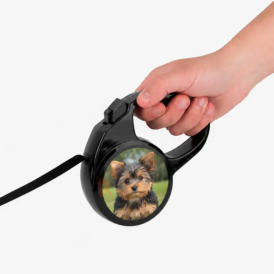 Correa retráctil para mascotas personalizada con foto | 5 metros 3